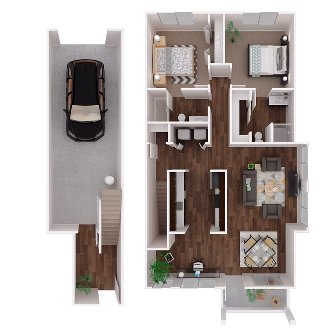 Mazama 2x2 W102 floor plan